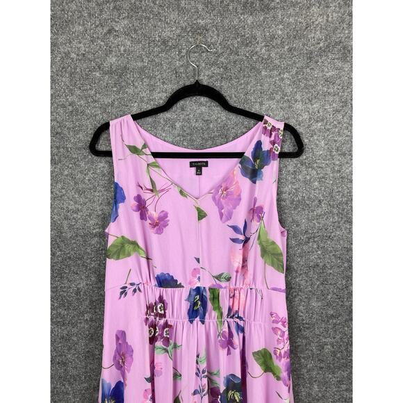 Talbots Georgette Botanical Fit & Flare Dress Size 8 Retail $169 - Picture 2 of 13